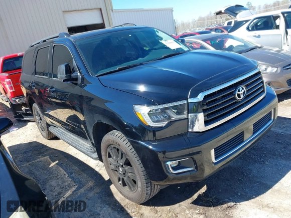 2018 Toyota Sequoia SR5 with VIN 5TDZY5G10JS070477, listed as a IAAI auction lot 41580635 with 70,764 mi miles. Bid and sale history available at carsss.com. Image 1.