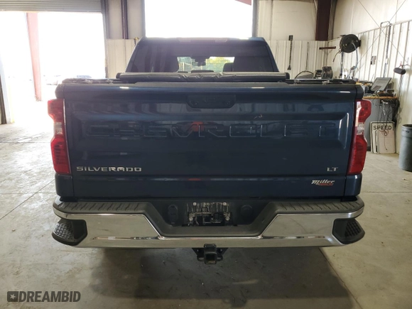2022 Chevrolet Silverado 1500 LT with VIN 1GCPDKEK2NZ628752, listed as a Copart auction lot 75650744 with 29,913 mi miles and Salvage Title. Bid and sale history available at carsss.com. Image 6.