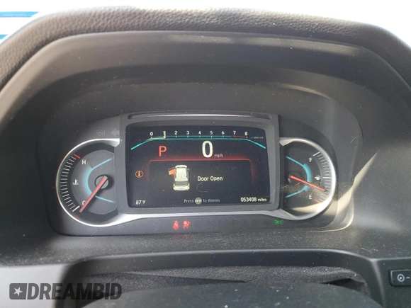 2019 Honda Passport EX-L with VIN 5FNYF7H55KB007265, listed as a Copart auction lot 75749484 with 53,408 mi miles and Salvage Title. Bid and sale history available at carsss.com. Image 9.