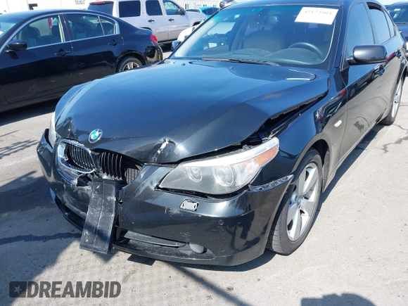 2007 BMW 5 Series 530xi with VIN WBANF73517CU25852, listed as a IAAI auction lot 42172904 with 146,045 mi miles and . Bid and sale history available at carsss.com. Image 6.