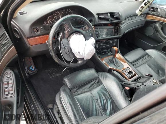 2003 BMW 5 Series 530iA with VIN WBADT63493CK29223, listed as a Copart auction lot 81287224 with 170,888 mi miles and Salvage Title. Bid and sale history available at carsss.com. Image 8.
