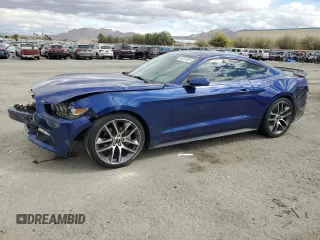2015 Ford Mustang EcoBoost z VIN 1FA6P8TH1F5351166, wystawiony jako Copart lot #49107535 z przebiegiem 82 110 mil mil oraz Szkody całkowita. Historia ofert i sprzedaży dostępna na DreamBid. Obrazek 1.