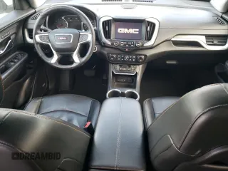 2018 GMC Terrain SLT with VIN 3GKALVEV3JL286898, listed as a Copart auction lot 87031804 with 112,185 mi miles and Salvage Title. Bid and sale history available at carsss.com. Image 8.