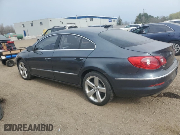 2011 Volkswagen CC with VIN WVWHN9AN5BE739809, listed as a Copart auction lot 54607385 with 124,389 mi miles and Salvage Title. Bid and sale history available at DreamBid. Image 2.