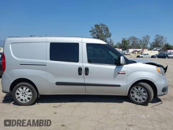 2021 Ram ProMaster City Cargo Tradesman SLT with VIN ZFBHRFBB6M6T38499, listed as a IAAI auction lot 42190007 with 73,186 mi miles. Bid and sale history available at carsss.com. Image 13.