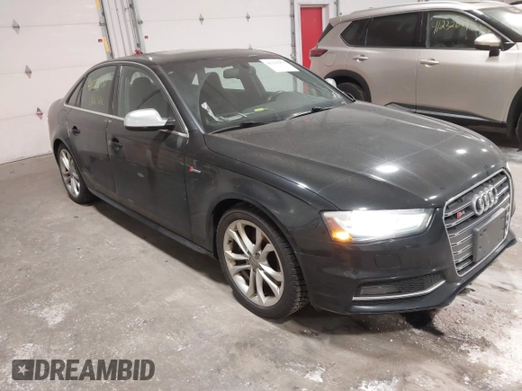 2014 Audi S4 Premium Plus with VIN WAUDGAFL9EA119216, listed as a IAAI auction lot 41225951 with 149,496 mi miles. Bid and sale history available at carsss.com. Image 1.