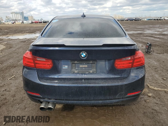2013 BMW 3 Series 328i xDrive with VIN WBA3B5G58DNS00720, listed as a Copart auction lot 46904615 with 0 mi miles and Salvage Title. Bid and sale history available at carsss.com. Image 6.