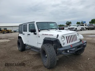 2016 Jeep Wrangler Unlimited Rubicon with VIN 1C4HJWFG9GL223928, listed as a Copart auction lot 58182125 with 57,711 mi miles and Salvage title. Bid and sale history available at DreamBid. Image 4.