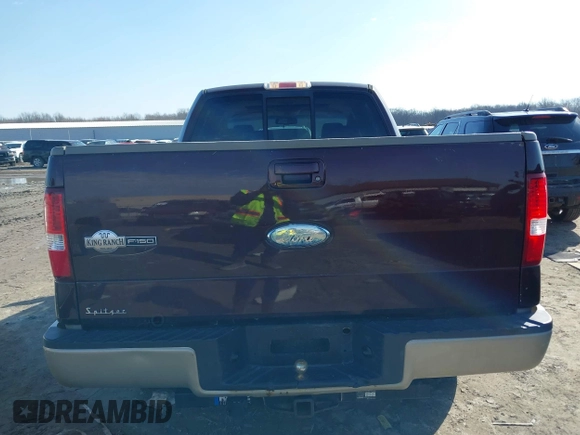 2008 Ford F-150 XLT with VIN 1FTPW12548KD59833, listed as a IAAI auction lot 41764806 with 128,606 mi miles. Bid and sale history available at carsss.com. Image 16.