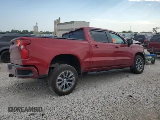 2024 Chevrolet Silverado 1500 RST with VIN 1GCUDEE86RZ138927, listed as a Copart auction lot 65021614 with 0 mi miles and Salvage Title. Bid and sale history available at carsss.com. Image 3.