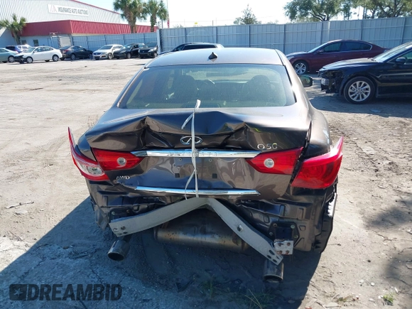 2015 Infiniti Q50 Premium z VIN JN1BV7AR3FM396882, wystawiony jako IAAI lot #37523335 z przebiegiem 89 761 mil mil oraz . Historia ofert i sprzedaży dostępna na DreamBid. Obrazek 15.