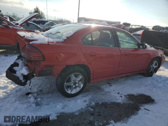 2004 Pontiac Grand Am SE1 with VIN 1G2NF52E44C103277, listed as a Copart auction lot 87830245 with 151,083 mi miles and Salvage Title. Bid and sale history available at carsss.com. Image 3.