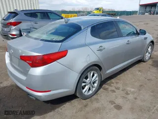 2011 Kia Optima EX with VIN KNAGN4A70B5076758, listed as a IAAI auction lot 41822218 with 161,183 mi miles. Bid and sale history available at carsss.com. Image 4.