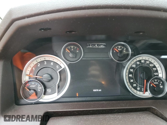 2014 Ram 2500 SLT with VIN 3C6UR5DL0EG130685, listed as a Copart auction lot 74943714 with 82,675 mi miles and Salvage title. Bid and sale history available at DreamBid. Image 9.