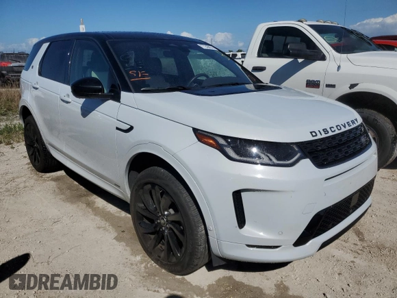 2021 Land Rover Discovery Sport SE R-Dynamic with VIN SALCL2FX7MH898438, listed as a Copart auction lot 77245874 with 17,231 mi miles and Non Repairable. Bid and sale history available at carsss.com. Image 4.