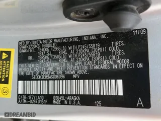 2010 Toyota Highlander Limited with VIN 5TDDK3EH9AS006096, listed as a Copart auction lot 50293645 with 235,848 mi miles and Salvage Title. Bid and sale history available at carsss.com. Image 15.
