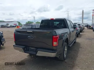 2017 Ford F-150 XL with VIN 1FTEW1EGXHFB50433, listed as a IAAI auction lot 42231546 with 105,140 mi miles and . Bid and sale history available at DreamBid. Image 4.
