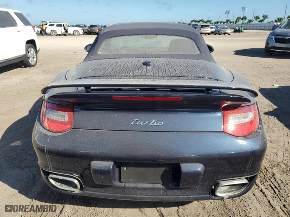 2010 Porsche 911 Turbo S with VIN WP0CD2A98AS773203, listed as a Copart auction lot 74502234 with 0 mi miles and Non Repairable. Bid and sale history available at carsss.com. Image 6.