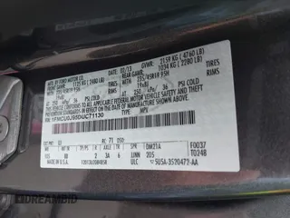 2013 Ford Escape Titanium with VIN 1FMCU0J95DUC71130, listed as a IAAI auction lot 42072032 with 144,054 mi miles and . Bid and sale history available at carsss.com. Image 9.