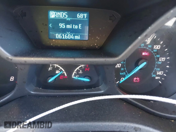 2014 Ford Transit Connect XLT with VIN NM0GE9F78E1142569, listed as a IAAI auction lot 42054742 with 61,604 mi miles and . Bid and sale history available at DreamBid. Image 16.