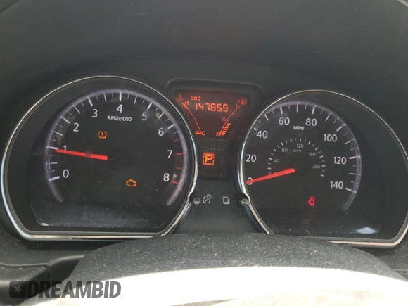 2015 Nissan Note SV with VIN 3N1CE2CP8FL449735, listed as a Copart auction lot 52775795 with 147,859 mi miles and Salvage Title. Bid and sale history available at DreamBid. Image 9.