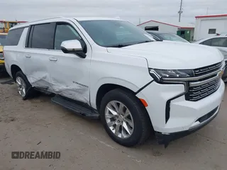 2023 Chevrolet Suburban Premier z VIN 1GNSCFKD7PR254451, wystawiony jako IAAI lot #41499206 z przebiegiem 44 665 mil mil oraz . Historia ofert i sprzedaży dostępna na DreamBid. Obrazek 1.