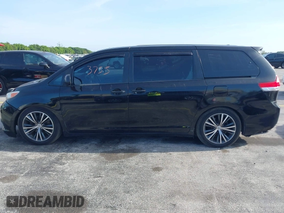 2013 Toyota Sienna L with VIN 5TDZK3DC9DS357722, listed as a IAAI auction lot 42369515 with 190,548 mi miles and . Bid and sale history available at DreamBid. Image 14.