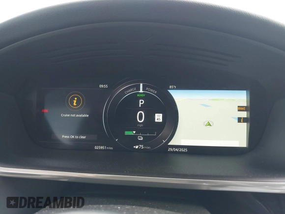 2020 Jaguar I-PACE S with VIN SADHB2S15L1F79250, listed as a IAAI auction lot 42119271 with 25,951 mi miles. Bid and sale history available at carsss.com. Image 7.