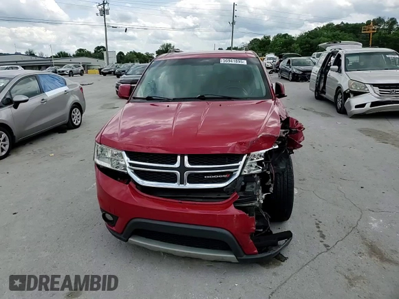 2017 Dodge Journey SXT z VIN 3C4PDCBB9HT697041, wystawiony jako Copart lot #56941895 z przebiegiem 137 474 mil mil oraz Szkoda całkowita • Salvage title. Historia ofert i sprzedaży dostępna na DreamBid. Obrazek 14.