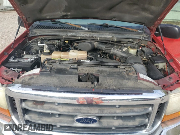 2001 Ford Super Duty F-250 XL with VIN 1FTNW21L91EC50835, listed as a Copart auction lot 76288194 with 262,493 mi miles and Salvage Title. Bid and sale history available at carsss.com. Image 11.