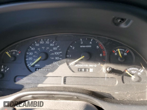 1995 Ford Mustang with VIN 1FALP4448SF190214, listed as a Copart auction lot 88810045 with 215,606 mi miles and Clean title. Bid and sale history available at DreamBid. Image 9.