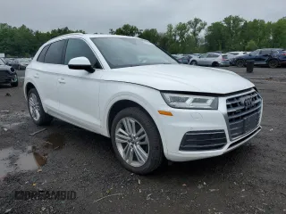 2018 Audi Q5 Premium Plus with VIN WA1BNAFY3J2082867, listed as a Copart auction lot 61017895 with 85,070 mi miles and Salvage title. Bid and sale history available at DreamBid. Image 4.