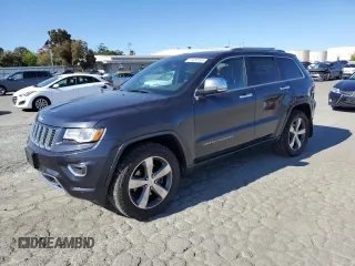 2015 Jeep Grand Cherokee Overland with VIN 1C4RJFCM3FC887817, listed as a Copart auction lot 57420185 with 145,971 mi miles and Clean title. Bid and sale history available at DreamBid. Image 1.