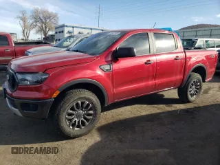 2020 Ford Ranger XL with VIN 1FTER4FH5LLA80074, listed as a Copart auction lot 42647505 with 45,408 mi miles and Salvage Title. Bid and sale history available at carsss.com. Image 1.