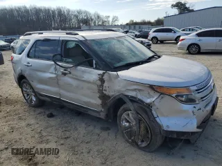 2012 Ford Explorer Limited with VIN 1FMHK8F80CGA43429, listed as a Copart auction lot 50606835 with 124,473 mi miles and Salvage Title. Bid and sale history available at DreamBid. Image 4.