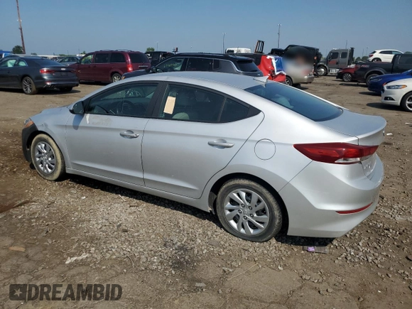 2017 Hyundai Elantra SE with VIN KMHD74LF5HU109526, listed as a Copart auction lot 63846475 with 125,035 mi miles and Clean title. Bid and sale history available at DreamBid. Image 2.