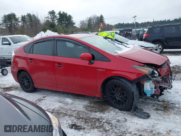 2012 Toyota Prius One with VIN JTDKN3DU3C5439290, listed as a IAAI auction lot 41560014 with 266,761 mi miles. Bid and sale history available at carsss.com. Image 14.