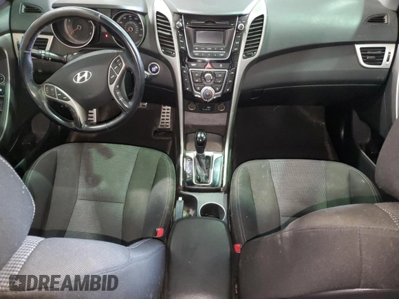 2016 Hyundai Elantra GT with VIN KMHD35LH2GU309734, listed as a Copart auction lot 50340645 with 0 mi miles and Salvage Title. Bid and sale history available at carsss.com. Image 8.
