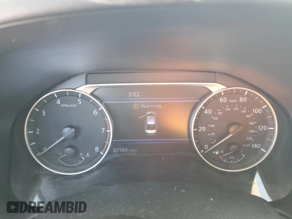 2019 Nissan Altima SL with VIN 1N4BL4EV4KC245743, listed as a Copart auction lot 45408385 with 67,765 mi miles and Salvage Title. Bid and sale history available at DreamBid. Image 9.
