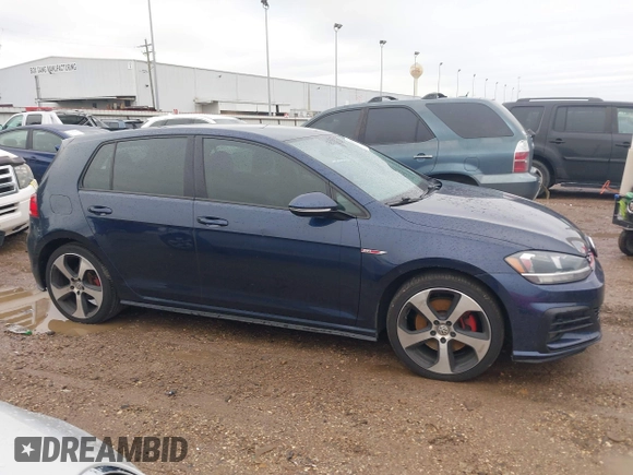 2018 Volkswagen Golf GTI S with VIN 3VW447AUXJM275709, listed as a IAAI auction lot 41282474 with 136,496 mi miles. Bid and sale history available at carsss.com. Image 13.