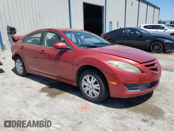 2010 Mazda 6 i Sport with VIN 1YVHZ8BH7A5M04387, listed as a Copart auction lot 53235575 with Not Provided miles and Non Repairable. Bid and sale history available at carsss.com. Image 4.
