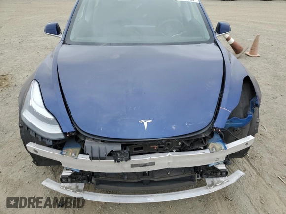 2020 Tesla Model 3 Long Range with VIN 5YJ3E1EB3LF635752, listed as a Copart auction lot 54173955 with Not Provided miles and Salvage Title. Bid and sale history available at carsss.com. Image 11.