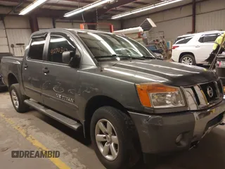 2013 Nissan Titan PRO-4X with VIN 1N6AA0EC3DN313554, listed as a IAAI auction lot 41274342 with 158,810 mi miles. Bid and sale history available at carsss.com. Image 1.