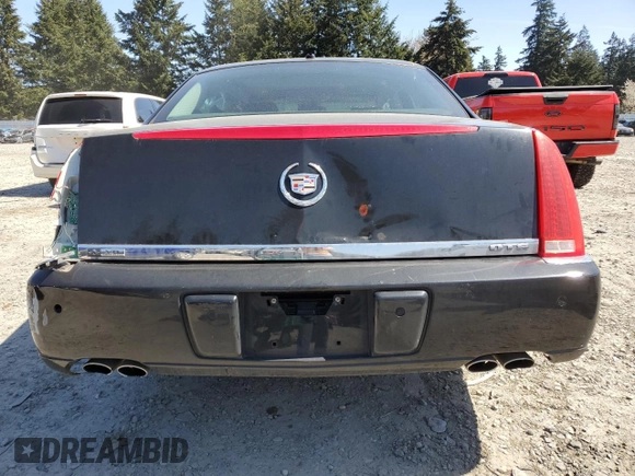2008 Cadillac DTS 1SC with VIN 1G6KD57Y38U208564, listed as a Copart auction lot 52954255 with 143,490 mi miles and Salvage Title. Bid and sale history available at carsss.com. Image 6.