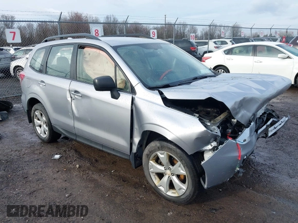 2016 Subaru Forester 2.5i with VIN JF2SJABCXGH476790, listed as a IAAI auction lot 41950043 with 87,352 mi miles and . Bid and sale history available at DreamBid. Image 1.