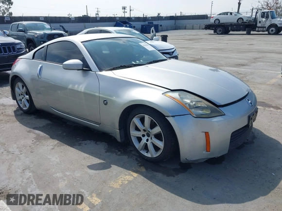 2003 Nissan 350Z Touring with VIN JN1AZ34E93T021887, listed as a IAAI auction lot 42104680 with 152,853 mi miles. Bid and sale history available at carsss.com. Image 1.