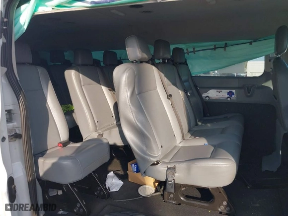 2019 Ford Transit Passenger Wagon XL with VIN 1FBZX2YM2KKA81620, listed as a IAAI auction lot 41419895 with NaN miles. Bid and sale history available at carsss.com. Image 8.