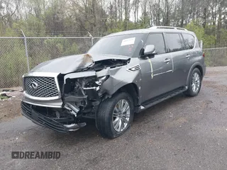 2018 Infiniti QX80 with VIN JN8AZ2NFXJ9664942, listed as a IAAI auction lot 41817171 with 126,294 mi miles. Bid and sale history available at carsss.com. Image 20.
