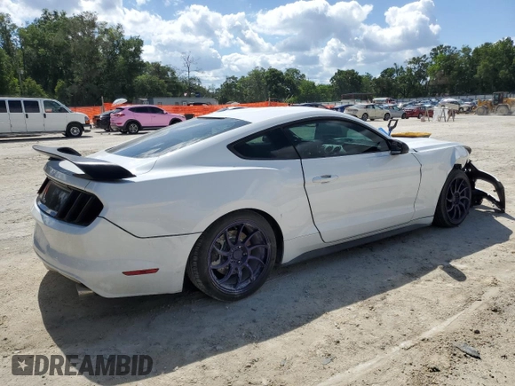 2017 Ford Mustang V6 with VIN 1FA6P8AM8H5335405, listed as a Copart auction lot 55945545 with 89,899 mi miles and Salvage title. Bid and sale history available at DreamBid. Image 3.
