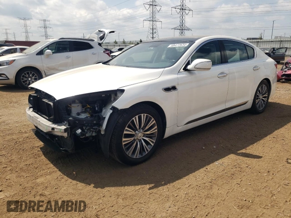 2016 Kia K900 Premium with VIN KNALT4D30G6031379, listed as a Copart auction lot 68472634 with 65,668 mi miles and Salvage Title. Bid and sale history available at carsss.com. Image 1.